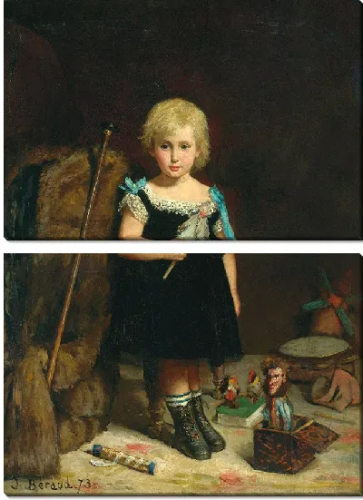 Картина Портрет Альфреды Огюста Фредерика Виктора Лабатта де Ламбера (1873 г.)