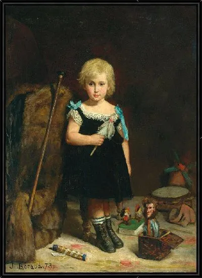 Картина Портрет Альфреды Огюста Фредерика Виктора Лабатта де Ламбера (1873 г.)