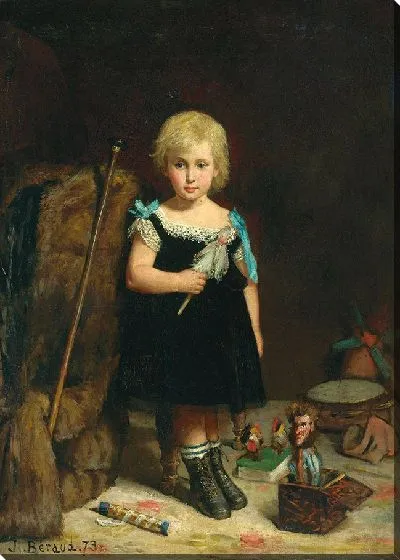 Картина Портрет Альфреды Огюста Фредерика Виктора Лабатта де Ламбера (1873 г.)