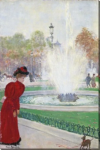 Картина Парижанка на Круглой станции Елисейских полей