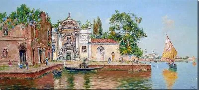 Картина Тихий венецианский канал