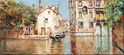 Картина Гондолер на венецианской фабрике