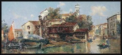 Картина Гондельверфт Сан-Троваси