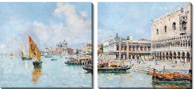 Картина Венеция, вид на Бачино ди Сан Марко