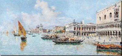Картина Венеция, вид на Бачино ди Сан Марко
