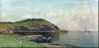 Картина У кромки воды