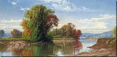 Картина Ранняя осень на Эсопус-Крик (1861–1897)