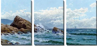 Картина Разбивающиеся волны