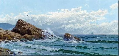 Картина Разбивающиеся волны