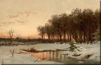 Поздняя осень, река Сако (1861-1897)