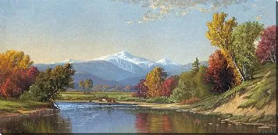 Картина Поздняя осень в Белых горах (1861-1897)