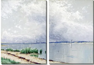 Картина Отраженные камыши (ок. 1875 г.)