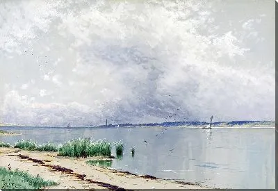 Картина Отраженные камыши (ок. 1875 г.)