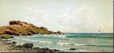 Картина Морской пейзаж (Вид возле Ньюпорта, Род-Айленд, недалеко от Бристоля, Род-Айленд) (ок. 1885 г.)