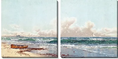 Картина Морской пейзаж (1861-1897)