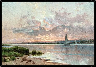 Закат, залив Шиннекок (1861-1897)