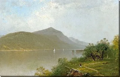 Картина Вдоль реки Гудзон (1872 г.)