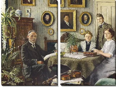 Картина Семья Кунстнеренс (1912)