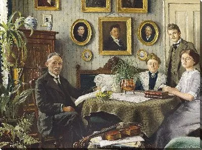 Картина Семья Кунстнеренс (1912)
