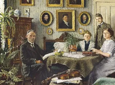 Картина Семья Кунстнеренс (1912)