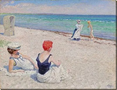 На пляже, Фальстербро (1909)