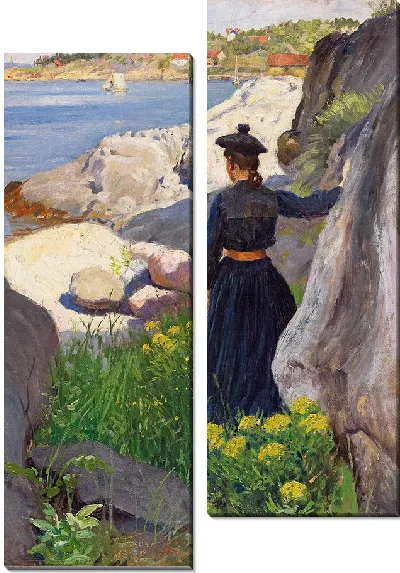 Картина На берегу (1890)