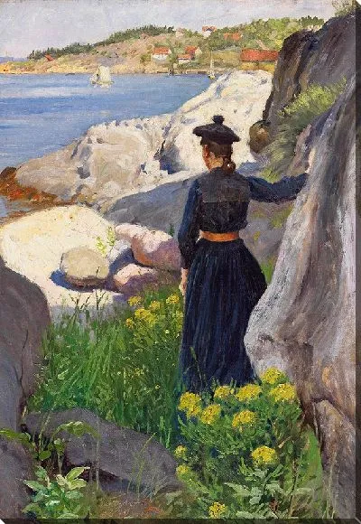 Картина На берегу (1890)