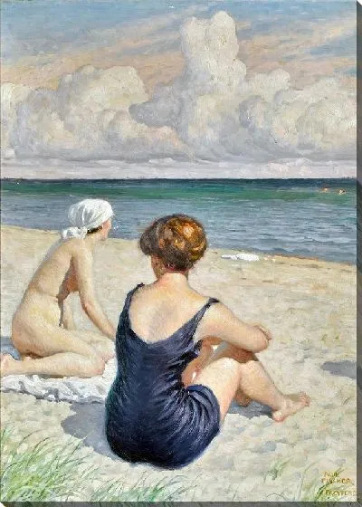 Картина Купальщицы на пляже, Фальстербо