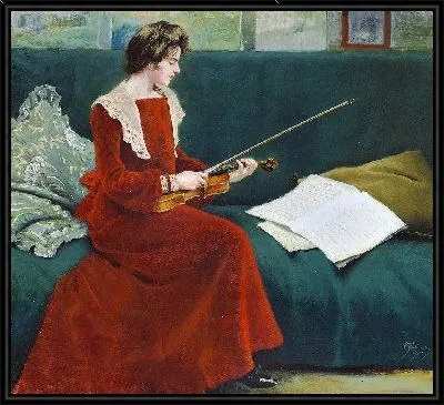 Картина Кунстнеринден Герда Холм (1903)