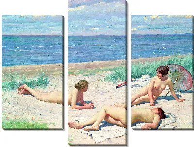 Картина Девушки на пляже