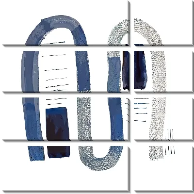 Модульная картина Красивая абстракция №140