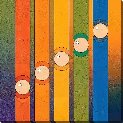 Картина маслом Красивая абстракция №151