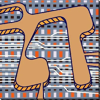 Картина маслом Красивая абстракция №163