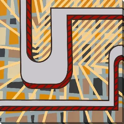 Картина маслом Красивая абстракция №169