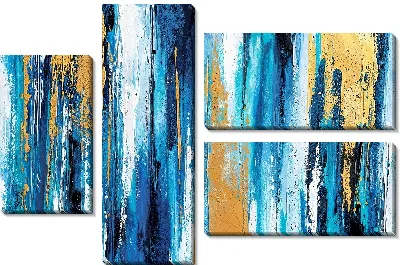 Модульная картина Красивая абстракция №174