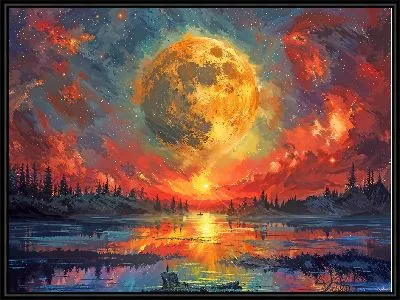 Картина Бушующая планета