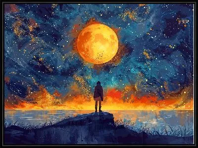 Картина Наблюдатель за космосом