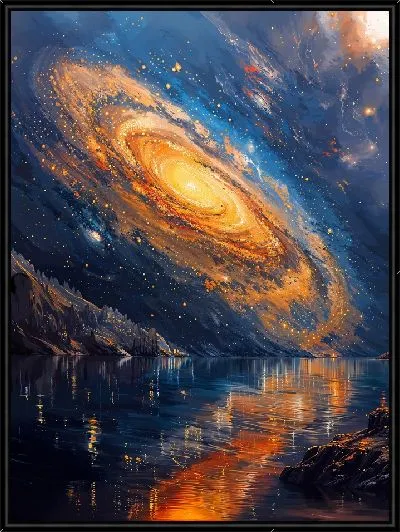 Картина Галактика светится