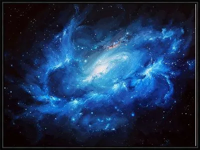 Картина Бескрайний космос и звездная пыль