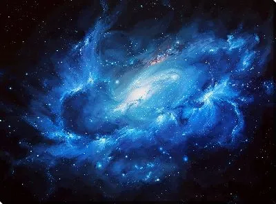 Постер Бескрайний космос и звездная пыль