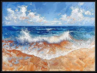 Картина Буйство морской волны