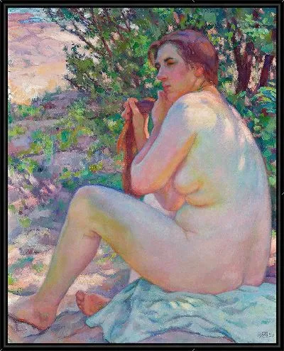 Картина Тень куста (1920)