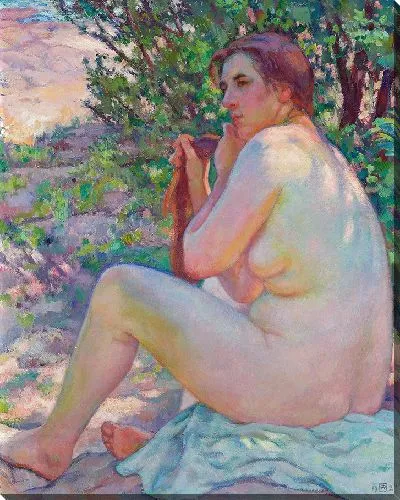 Картина Тень куста (1920)