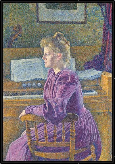 Картина Мария Сете, будущая миссис Генри Ван де Вельде (1891)