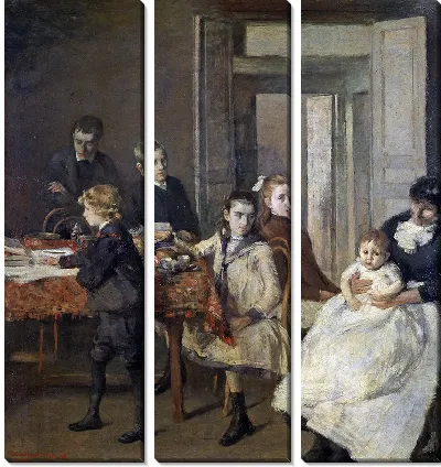 Картина Дети Франсуа ван Риссельберга (1885)