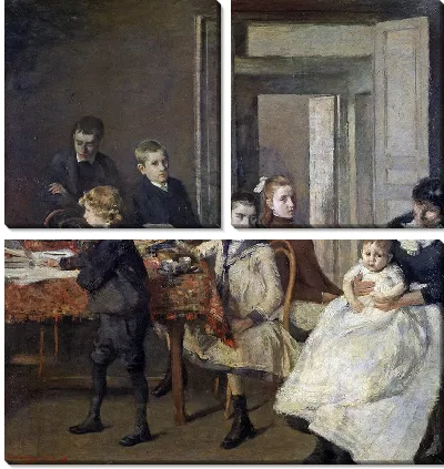 Картина Дети Франсуа ван Риссельберга (1885)