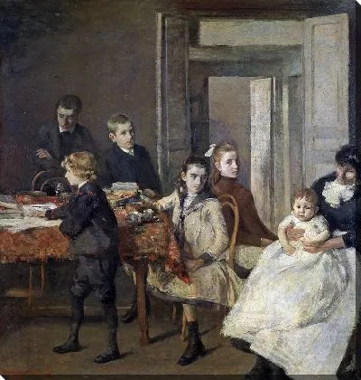 Картина Дети Франсуа ван Риссельберга (1885)