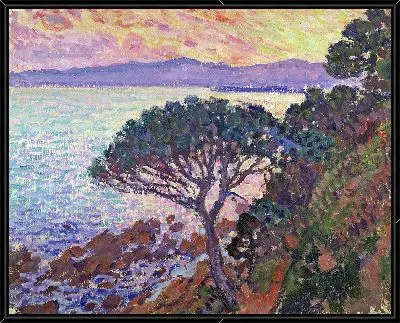 Сосна уземного моря на закате (1915)