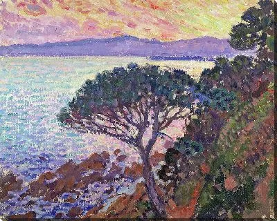 Сосна уземного моря на закате (1915)