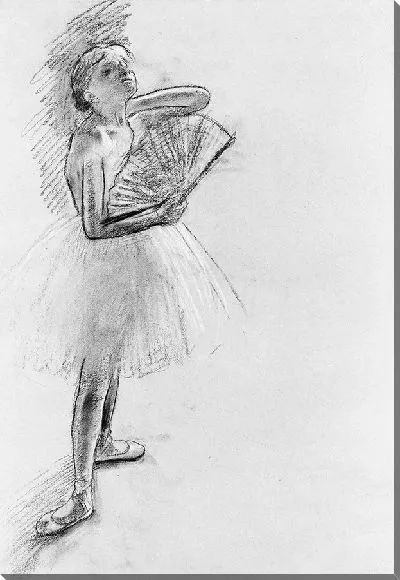 Картина Танцовщица с фанатом №3